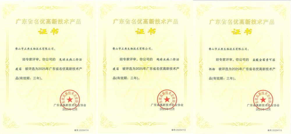 喜訊！正典生物3項(xiàng)產(chǎn)品獲評2025年廣東省名優(yōu)高新技術(shù)產(chǎn)品